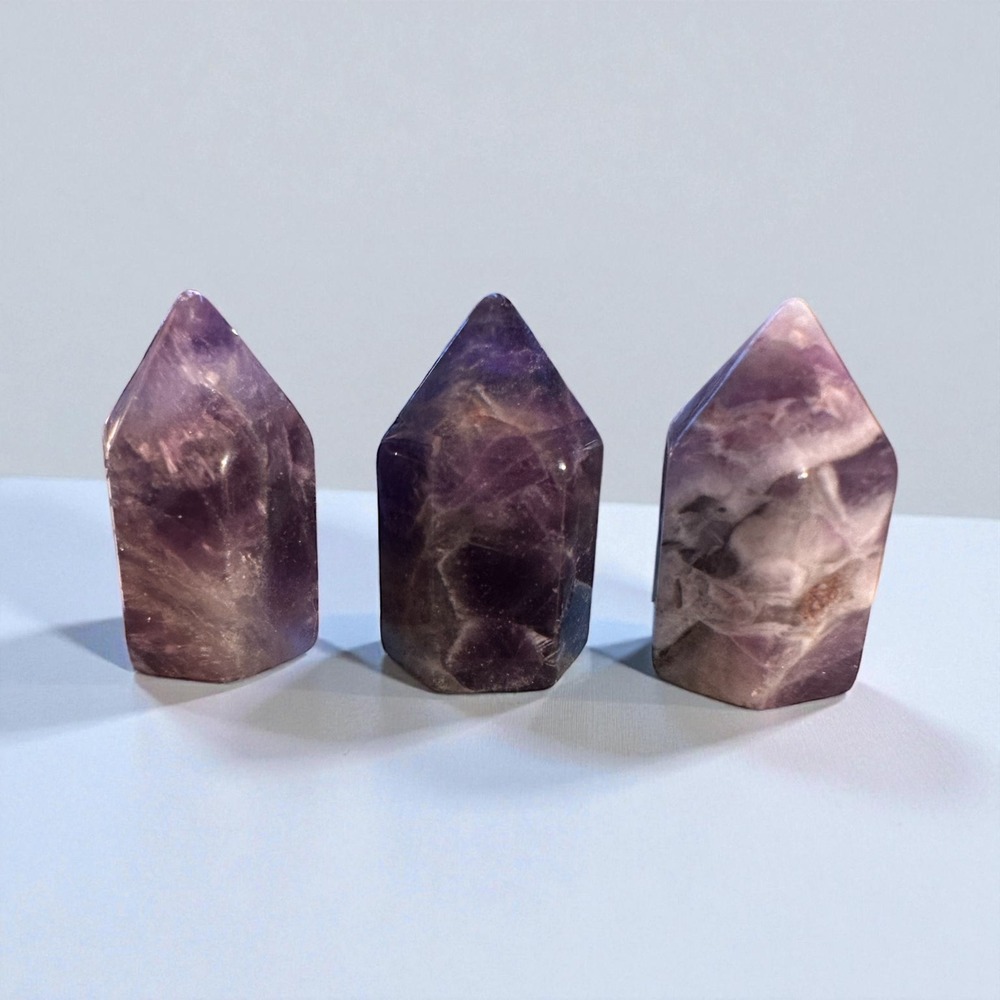 Natural Amethyst Crystal mini Tower Healing‎ Stone Gemstone BOHO